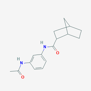 molecular formula C16H20N2O2 B447185 N-[3-(acetylamino)phenyl]bicyclo[2.2.1]heptane-2-carboxamide 