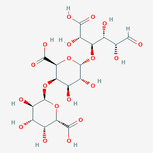 6-[2-carboxy-6-(2-carboxy-4,5,6-trihydroxyoxan-3-yl)oxy-4,5-dihydroxyoxan-3-yl]oxy-3,4,5-trihydroxyoxane-2-carboxylic acid