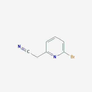 molecular formula C7H5BrN2 B044724 2-(6-Bromopyridin-2-yl)acetonitrile CAS No. 112575-11-8