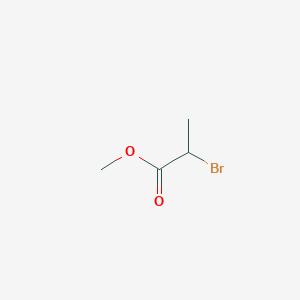 molecular formula C4H7BrO2 B044725 Methyl 2-bromopropionate CAS No. 5445-17-0