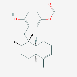 molecular formula C23H32O3 B044727 Avarol monoacetate CAS No. 122143-92-4