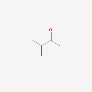 molecular formula C5H10O B044728 3-Methyl-2-butanone CAS No. 563-80-4