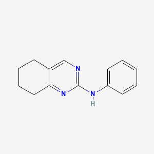 molecular formula C14H15N3 B4472843 N-phenyl-5,6,7,8-tetrahydroquinazolin-2-amine 