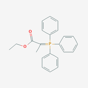 molecular formula C23H23O2P B044744 Ethyl 2-(triphenylphosphoranylidene)propionate CAS No. 5717-37-3