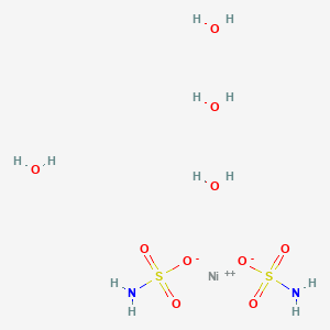 molecular formula H12N2NiO10S2 B044747 Nickel(II) sulfamate tetrahydrate CAS No. 124594-15-6