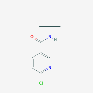 molecular formula C10H13ClN2O B044750 N-(tert-Butyl)-6-chloronicotinamide CAS No. 115309-58-5