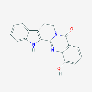 molecular formula C18H13N3O2 B044754 1-Hydroxyrutecarpine 