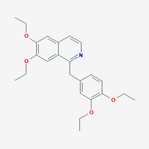 molecular formula C24H29NO4 B044757 Ethaverine CAS No. 486-47-5