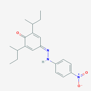 molecular formula C20H25N3O3 B044758 4-(4-Nitrophenylazo)-2,6-di-sec-butyl-phenol CAS No. 111850-24-9