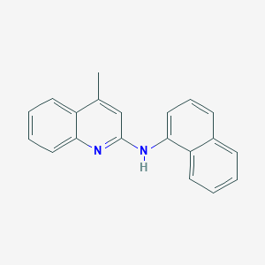 molecular formula C20H16N2 B447596 N-(4-METHYL-2-QUINOLYL)-N-(1-NAPHTHYL)AMINE 