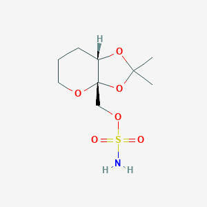 molecular formula C9H17NO6S B044763 Des-[4,5-O-(1-methylethylidene)] Topiramate CAS No. 205249-06-5