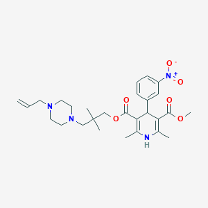 molecular formula C28H38N4O6 B044766 Iganidipine CAS No. 119687-33-1
