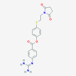molecular formula C20H20N4O4S B044767 Patamostat CAS No. 114568-26-2