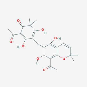 molecular formula C24H26O8 B044772 Drummondin C CAS No. 119171-78-7