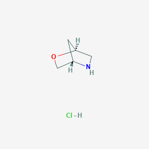molecular formula C5H10ClNO B044783 (1S,4S)-2-Oxa-5-azabicyclo[2.2.1]heptane hydrochloride CAS No. 31560-06-2