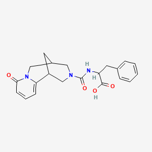 molecular formula C21H23N3O4 B4479043 N-[(6-oxo-7,11-diazatricyclo[7.3.1.0~2,7~]trideca-2,4-dien-11-yl)carbonyl]phenylalanine 