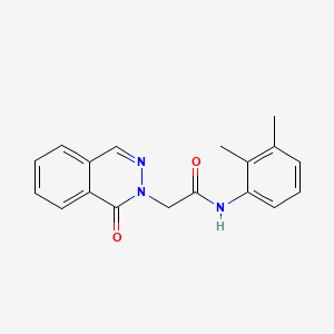 molecular formula C18H17N3O2 B4479191 N-(2,3-dimethylphenyl)-2-(1-oxo-2(1H)-phthalazinyl)acetamide 