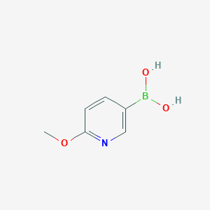 molecular formula C6H8BNO3 B044794 2-Methoxy-5-pyridineboronic acid CAS No. 163105-89-3