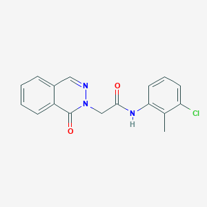 molecular formula C17H14ClN3O2 B4480315 N-(3-chloro-2-methylphenyl)-2-(1-oxo-2(1H)-phthalazinyl)acetamide 