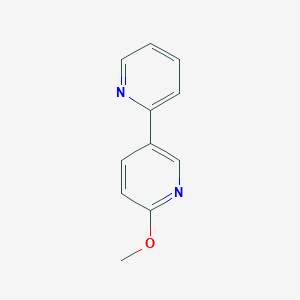 molecular formula C11H10N2O B044812 2-Methoxy-5-(pyridin-2-YL)pyridine CAS No. 381725-49-1