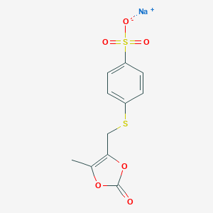4-((5-Methyl-2-oxo-1,3-dioxol-4-yl)methylthio)benzenesulfonate