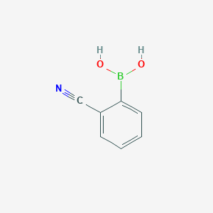 molecular formula C7H6BNO2 B044822 2-Cyanophenylboronic acid CAS No. 138642-62-3