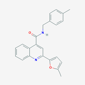 N-(4-methylbenzyl)-2-(5-methyl-2-furyl)-4-quinolinecarboxamide