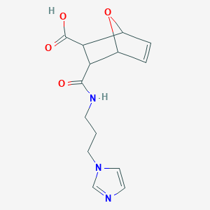 3-({[3-(1H-imidazol-1-yl)propyl]amino}carbonyl)-7-oxabicyclo[2.2.1]hept-5-ene-2-carboxylic acid