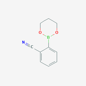 molecular formula C10H10BNO2 B044825 2-(1,3,2-Dioxaborinan-2-yl)benzonitrile CAS No. 172732-52-4