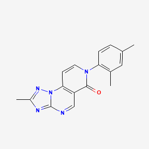 molecular formula C17H15N5O B4482728 7-(2,4-dimethylphenyl)-2-methylpyrido[3,4-e][1,2,4]triazolo[1,5-a]pyrimidin-6(7H)-one 
