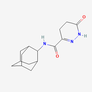 molecular formula C15H21N3O2 B4482755 N-2-adamantyl-6-oxo-1,4,5,6-tetrahydro-3-pyridazinecarboxamide 