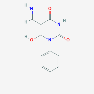 5-(aminomethylene)-1-(4-methylphenyl)-2,4,6(1H,3H,5H)-pyrimidinetrione