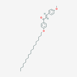 molecular formula C34H50O3 B044828 trans-4-Methoxy-4'-(octadecyloxy)chalcone CAS No. 122207-20-9