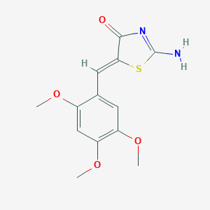 2-Imino-5-(2,4,5-trimethoxybenzylidene)-1,3-thiazolidin-4-one