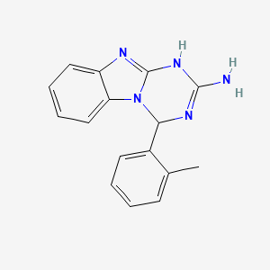 molecular formula C16H15N5 B4483245 AKOS BBS-00005576 