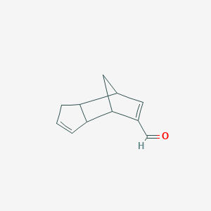 molecular formula C11H12O B044838 4,7-Methano-1H-indene-5-carboxaldehyde, 3a,4,7,7a-tetrahydro-(9CI) CAS No. 124591-67-9