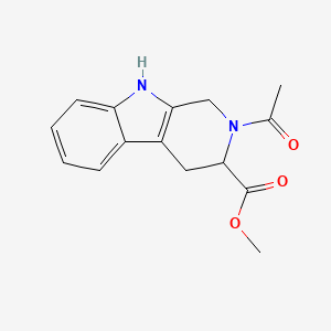 molecular formula C15H16N2O3 B4483817 Methyl 2-acetyl-2,3,4,9-tetrahydro-1h-pyrido[3,4-b]indole-3-carboxylate CAS No. 113247-37-3