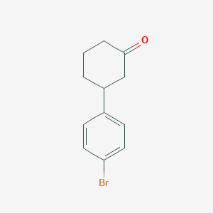 molecular formula C12H13BrO B044839 3-(4-溴苯基)环己酮 CAS No. 25158-78-5