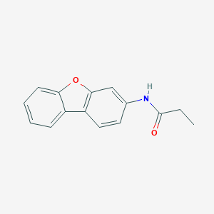molecular formula C15H13NO2 B448461 N-Dibenzo[b,d]furan-3-ylpropanamide 