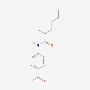 molecular formula C16H23NO2 B448474 N-(4-acetylphenyl)-2-ethylhexanamide 