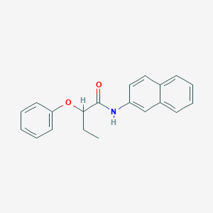 molecular formula C20H19NO2 B448485 N-naphthalen-2-yl-2-phenoxybutanamide 