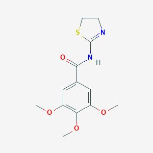 molecular formula C13H16N2O4S B448501 N-(4,5-dihydro-1,3-thiazol-2-yl)-3,4,5-trimethoxybenzamide CAS No. 349116-81-0