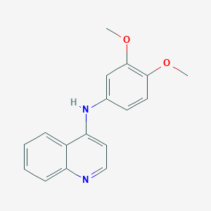 molecular formula C17H16N2O2 B4485359 N-(3,4-dimethoxyphenyl)-4-quinolinamine 