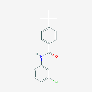 molecular formula C17H18ClNO B448552 4-tert-butyl-N-(3-chlorophenyl)benzamide CAS No. 129488-45-5