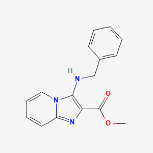 molecular formula C16H15N3O2 B4485548 methyl 3-(benzylamino)imidazo[1,2-a]pyridine-2-carboxylate 