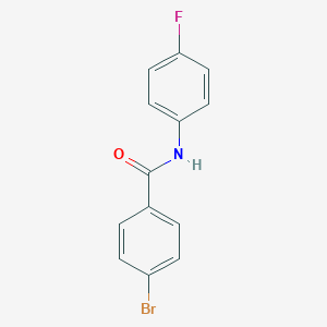 molecular formula C13H9BrFNO B448557 4-bromo-N-(4-fluorophenyl)benzamide CAS No. 346723-41-9