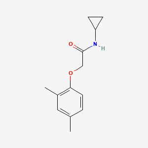 molecular formula C13H17NO2 B4485575 N-cyclopropyl-2-(2,4-dimethylphenoxy)acetamide 