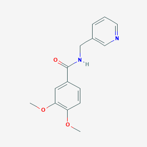 molecular formula C15H16N2O3 B448563 3,4-dimethoxy-N-(pyridin-3-ylmethyl)benzamide 
