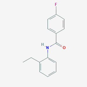 molecular formula C15H14FNO B448565 N-(2-ethylphenyl)-4-fluorobenzamide CAS No. 349398-35-2