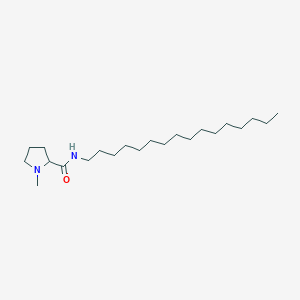 molecular formula C22H44N2O B448573 N-hexadecyl-1-methyl-2-pyrrolidinecarboxamide 